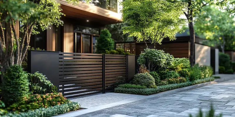 Alu Zäune aus Polen