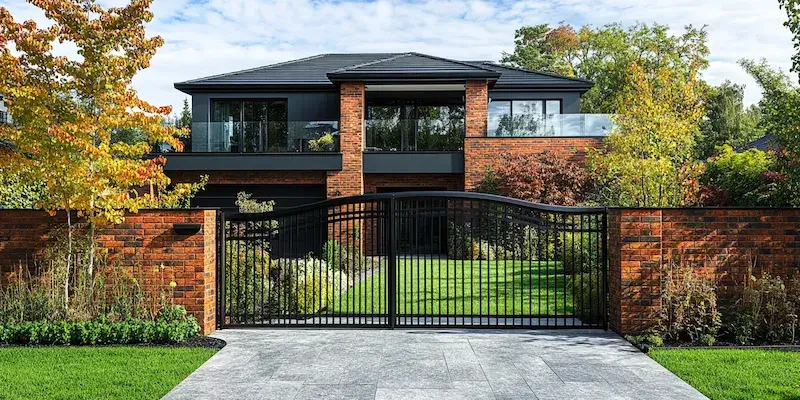 Alu Zäune aus Polen mit Montage