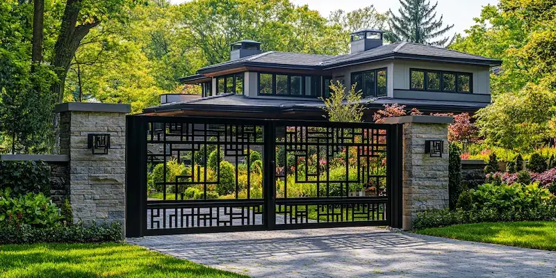 Alu Zäune aus Polen