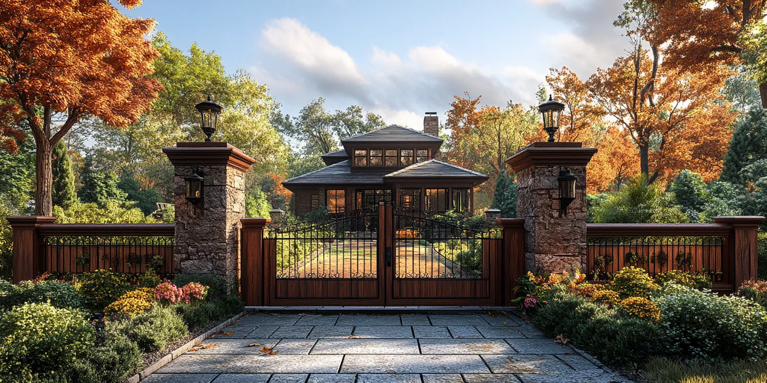 Schmuckzaun aus Polen