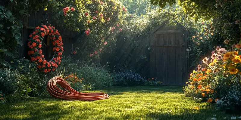 Jak zrobić wieszak na wąż ogrodowy?